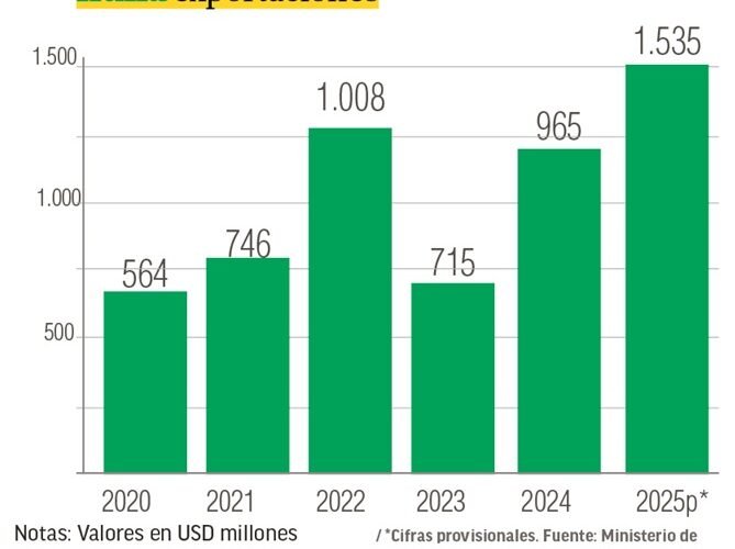 Exportaciones del Huila crecieron por tercer año consecutivo