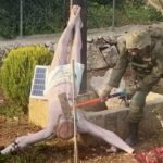 Polémica en Israel tras ser fotografiado un soldado golpeando con un mazo una estatua de Jesús en Líbano