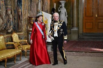 El jubileo de Carlos XVI Gustavo de Suecia y la cena de gala, en imágenes