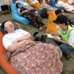 Así es el concurso de siestas en Seúl para combatir la falta de sueño