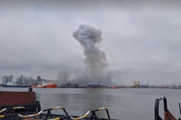 Explosión de un dron marino en el puerto rumano de Constanza