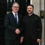 Starmer, Macron y Merz arropan a Zelenski en medio de un cauto optimismo sobre la marcha de la guerra de Ucrania