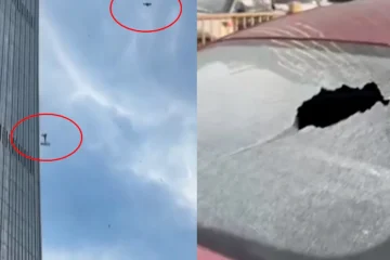 Se estrella una avioneta contra el China Zun, el rascacielos más alto de Pekín
