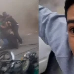 Colapsa un edificio en pleno directo en el terremoto de Venezuela: «¡Mi mamá, huevón!»
