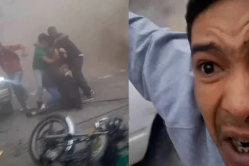 Colapsa un edificio en pleno directo en el terremoto de Venezuela: «¡Mi mamá, huevón!»