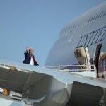 El helicóptero de Donald Trump ha tenido un acercamiento en vuelo con un avión comercial en Washington