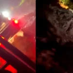 Rescate in extremis de dos paramédicos cuyo vehículo fue arrastrado por turbulentas aguas por el huracán de Hawái