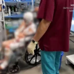 Cristales y sangre colman un minibús ucraniano alcanzado por un dron ruso